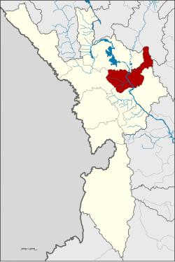 District location in Tak province