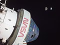 Image 3Earth and the Moon as seen from cislunar space on the 2022 Artemis 1 mission (from Outer space)