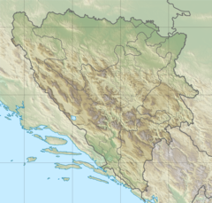 Uvac is located in Bosnia and Herzegovina