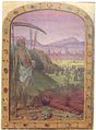 Death personified in de Vauce-Hours by Jean Fouquet