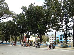Aringay town center along the National Highway
