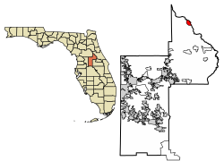 Location in Lake County, Florida