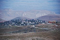 View on Ma'ale Efraim from the west