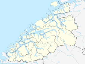 Map showing the location of Blindheimsvik Wildlife Sanctuary