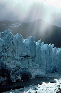 Perito Moreno Glacier, in Los Glaciares National Park, southern Argentina.