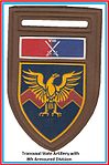 SADF 8 South African Armoured Division Transvaal State Artillery Flash