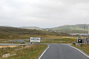 A970 approaching North Roe (geograph 5857611).jpg