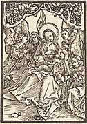 The Virgin Nursing the Christ Child with Four Angels