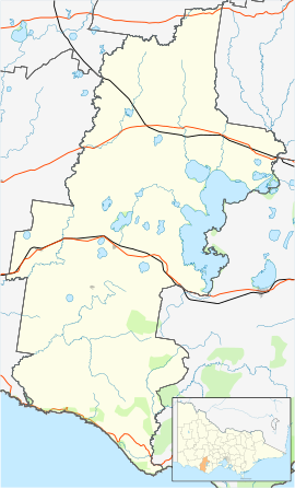 Ecklin South is located in Corangamite Shire