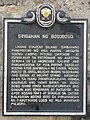 2001 historical marker by the NHCP