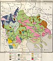Distribution of ethnic groups in Macedonia in 1892 (Deutsche Rundschau für Geographie und Statistik – German Bevieiofor Geography and Statistics)