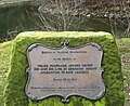 Constable Wright memorial, confluence of Brook & Derwent, Matlock