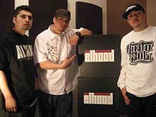 From left - El Chivo, Skribe and DJ Payback