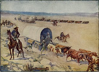 "The Voortrekkers", in South Africa, 1909