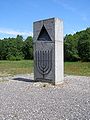 Holocaust memorial at the site of the Klooga concentration camp
