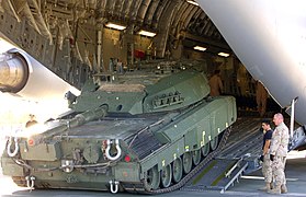 Canadian Leopard C2 heavily up-armoured with MEXAS-M being deployed to Afghanistan