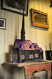 Model of the old church (1658-1882)