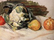 Cauliflower and Pomegranates (c. 1890), Pierre-Auguste Renoir[9]