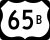 U.S. Highway 65B marker