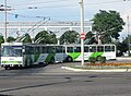 Škoda 14Tr trolleybuses on route No. 17 (Northern Station U-turn)