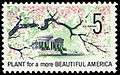 Plant for a More Beautiful America Cherry Blossom stamp
