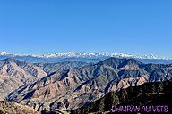 Himalayan range visible from Dehradun-Dhanaulti road.
