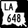 Louisiana Highway 648 marker