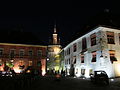 The citadel square by night