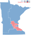 Seats gained in the 2014 2016 United States House of Representatives election in Minnesota