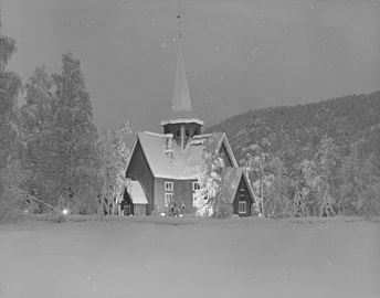View of the church in 1967