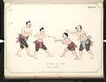 Image 9Boxing match, 19th-century watercolour (from Culture of Myanmar)