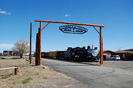 The entrance to the C&TS yard in Antonito, October 2012