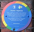 Charlie's Nightclub Rainbow Plaque
