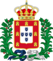 Coat of arms of the Kingdom of Portugal (1834–1850)