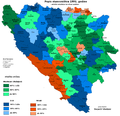 Ethnic structure of Bosnia and Herzegovina by municipalities 1991