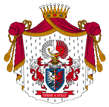 The ancient coat of arms of the House of Kolowrat.