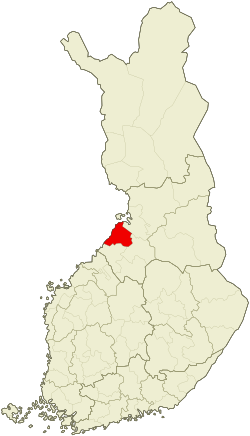 Location of Raahe sub-region