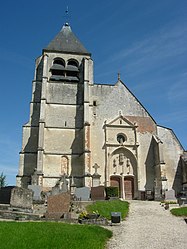 The church in Rosnay-l'Hôpital