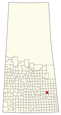 Location of the RM of Stanley No. 215 in Saskatchewan