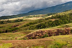 Landscape of a mountainous area in Sumilao