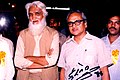 Padma-Vibhushan M.F. Husain with Rammanohar