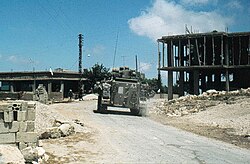 Israeli troops in Zibqin, in 1982