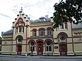 Levanger station, city façade.