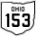 State Route 153 marker