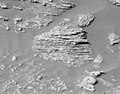 Thin Rock layers, not all parallel to each other