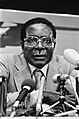 Robert Mugabe (1982) Photo: Marcel Antonisse - Anefo)