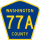 County Road 77A marker