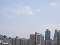 Blue sky in Anyang, near Seoul.