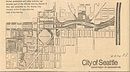 A map of the elevated option for the Bay Freeway, subject to public hearings in 1970