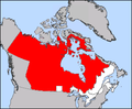 In 1870, NWT covered much of Canada. The government was in the south part of the territory. A number of boundary changes would occur over the next 35 years but have little effect on the government until 1905.